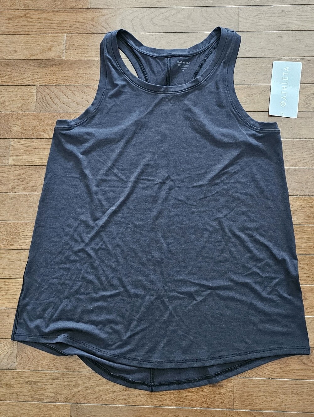NWT ATHLETA With Ease 2.0 Womens Black Tank, Shirt